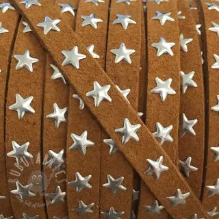 Zamszowy sznur Stars camel
