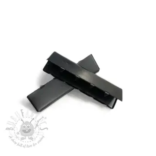 Metalowa końcówka taśmy 40 mm black