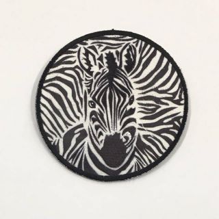Naklejka BASIC Zebra b&w