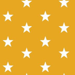 Bavlnená látka Stars yellow