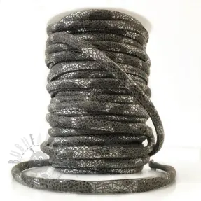 Zamszowy sznur Glitter grey