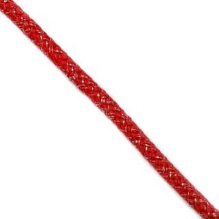 Sznurek Lurex 10 mm red