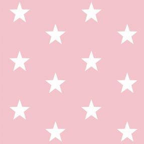 Bavlnená látka Stars rose