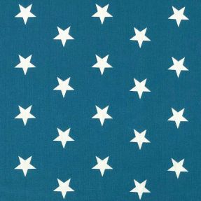 Bawełniana tkanina Stars indigo