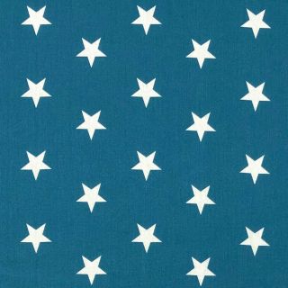 Bawełniana tkanina Stars indigo