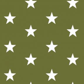 Bavlnená látka Stars green