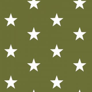 Bavlnená látka Stars green