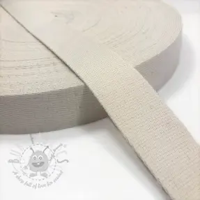 Bawełniana taśma 4 cm off white