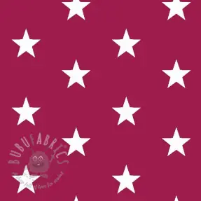 Bawełniana tkanina Stars cerise