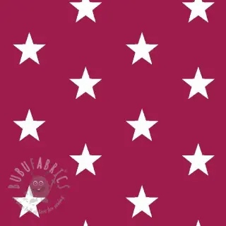 Bawełniana tkanina Stars cerise