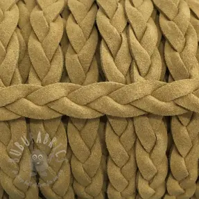 Zamszowy sznur pleciony sand
