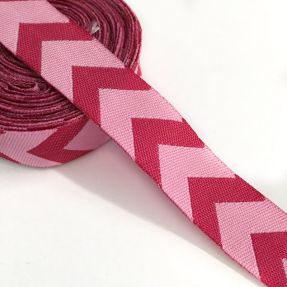 Wstążka Chevron fuchsia