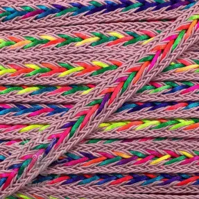 Poliestrowa pleciona linka NEON rose