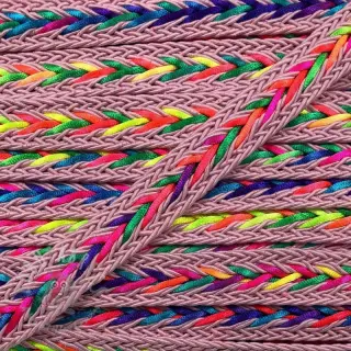 Poliestrowa pleciona linka NEON rose
