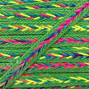 Poliestrowa pleciona linka NEON lime