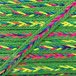 Poliestrowa pleciona linka NEON lime