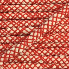 Bawełniany sznur 1 cm red