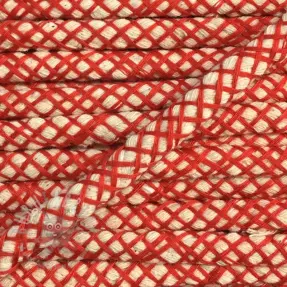 Bawełniany sznur 1 cm red