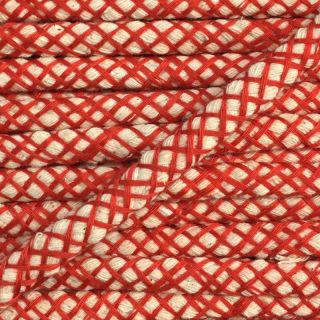 Bawełniany sznur 1 cm red
