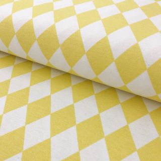 Tkanina dekoracyjna Diamonds pastel yellow