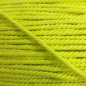 Bawełniany sznur 5 mm neon yellow