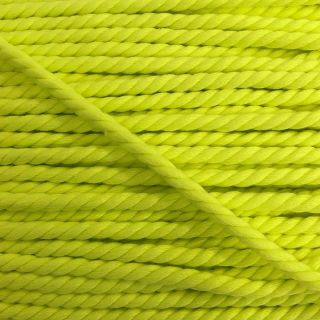 Bawełniany sznur 5 mm neon yellow