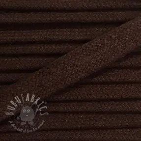 Bawełniany sznur płaski 13 mm brown
