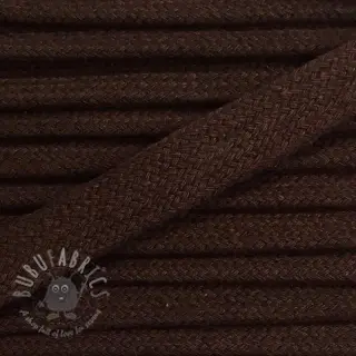 Bawełniany sznur płaski 13 mm brown