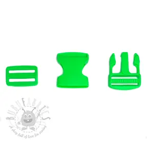 Klamra do nerki 38 mm lime