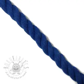 Bawełniany sznur 2,5 cm cobalt