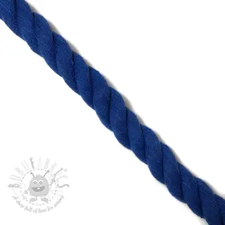 Bawełniany sznur 2,5 cm cobalt