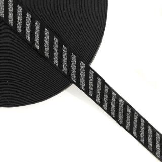 Guma gładka 2,5 cm Diagonal dark grey