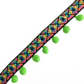 Pompon IBIZA neon green