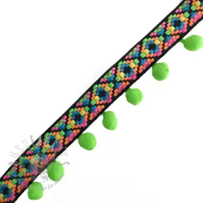 Pompon IBIZA neon green