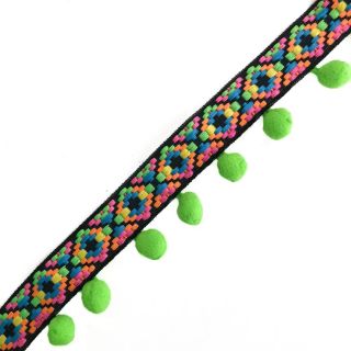 Pompon IBIZA neon green