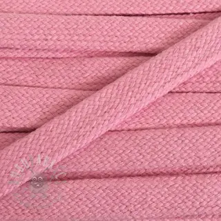 Bawełniany sznur płaski 15 mm pink