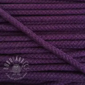 Bawełniany sznur 8 mm purple