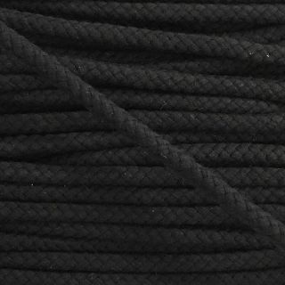 Bavlnená šnúra 8 mm black