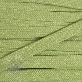 Bawełniany sznur płaski 15 mm melange lime