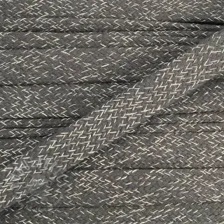 Bawełniany sznur płaski 15 mm melange grey