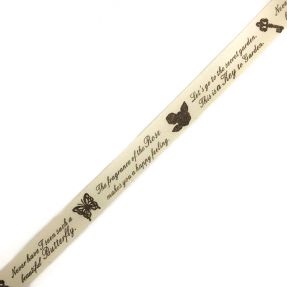 Bawełniana wstążka Butterfly