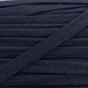 Bawełniany sznur płaski 15 mm dark blue