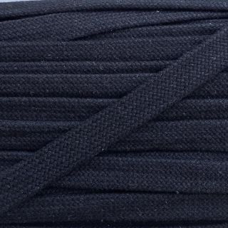 Bawełniany sznur płaski 15 mm dark blue