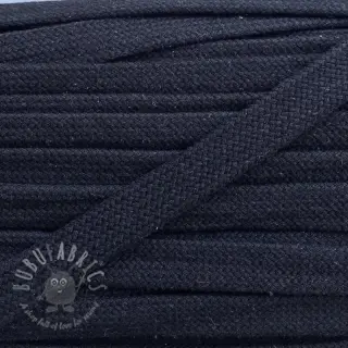 Bawełniany sznur płaski 15 mm dark blue