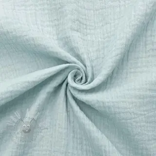 Muślin double gauze baby blue