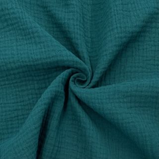 Podwójna gaza/muslin dark cyan