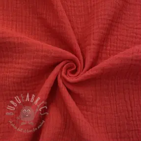 Muślin double gauze tomato ORGANIC