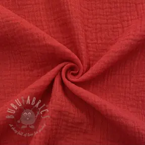 Muślin double gauze tomato