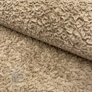 Sztuczne futro Curly beige
