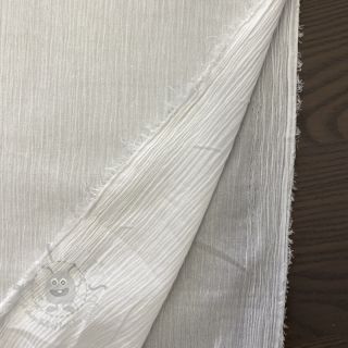 Bawełniana tkanina EMBROIDERY DOBBY Square white